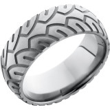 Lashbrook Titanium 8mm Men's Wedding Band - 8DCYCLE+SAND_SATIN photo