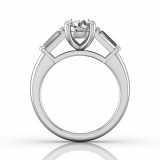 Martin Flyer 14k White Gold FlyerFit Engagement Ring photo3