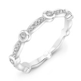 Uneek Santa Monica Stackable Diamond Band - LVBWA821W photo