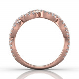 Martin Flyer 14k Rose Gold FlyerFit Wedding Band photo3