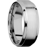 Lashbrook Cobalt Chrome 8mm Men's Wedding Band - CC8B(S)+SATIN_POLISH photo2