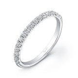 Uneek 17-Diamond U-Pave Wedding Band - UWB010 photo