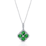 Uneek Emerald Diamond Pendant - LVNMI0302E photo
