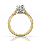 Martin Flyer Two Tone 14k Gold FlyerFit Engagement Ring photo3