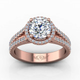 Martin Flyer 18k Rose Gold FlyerFit Engagement Ring photo2