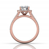 Martin Flyer 18k Rose Gold FlyerFit Engagement Ring photo3