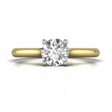 Martin Flyer Two Tone 18k Gold FlyerFit Engagement Ring photo