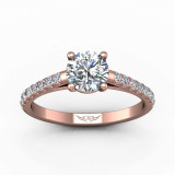 Martin Flyer 14k Rose Gold FlyerFit Engagement Ring photo2