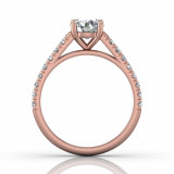 Martin Flyer 14k Rose Gold FlyerFit Engagement Ring photo3