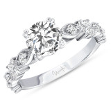 Uneek Us Collection Round Diamond Engagement Ring - SWUS014CW-6.5RD photo