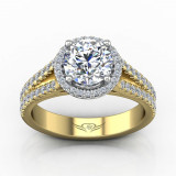 Martin Flyer Two Tone 14k Gold FlyerFit Engagement Ring photo2