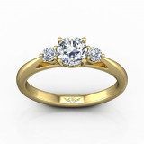 Martin Flyer 18k Yellow Gold FlyerFit Engagement Ring photo2