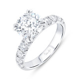 Uneek Timeless Round Diamond Engagement Ring - R1004RB-300 photo