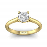 Martin Flyer 18k Yellow Gold FlyerFit Engagement Ring photo2