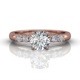 Martin Flyer 18k Rose Gold FlyerFit Engagement Ring photo