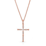 Uneek Cross Diamond Pendant - LVNWC830R photo