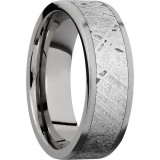 Lashbrook Titanium Meteorite 7mm Men's Wedding Band - 7F15_METEORITE+SAND photo2