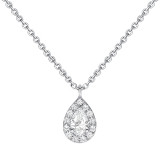 Uneek Pear Diamond Necklace - LVNWF372W photo