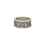 Freida Rothman Criss Cross Cable Cigar Band Ring - IFPKZR53-9 photo