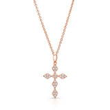 Uneek Cross Diamond Pendant - LVNWC828R photo