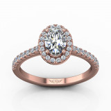 Martin Flyer 14k Rose Gold FlyerFit Engagement Ring photo2