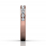 Martin Flyer 18k Rose Gold FlyerFit Wedding Band photo4