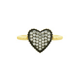 Freida Rothman From The Heart Pave Ring - YRZR090198B-6 photo