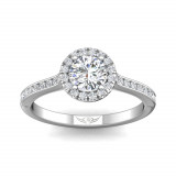 Martin Flyer 14k White Gold FlyerFit Engagement Ring photo2