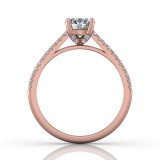 Martin Flyer 14k Rose Gold FlyerFit Engagement Ring photo3