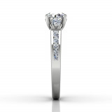 Martin Flyer 18k White Gold FlyerFit Engagement Ring photo4
