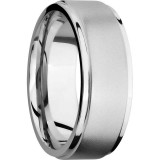 Lashbrook Cobalt Chrome 8mm Men's Wedding Band - CC8FGE+BEAD_POLISH photo2