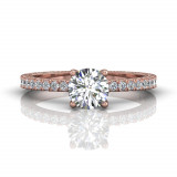 Martin Flyer 14k Rose Gold FlyerFit Engagement Ring photo