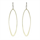 Meira T Yellow Gold Unique Hoop Gold Earrings photo