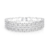 Uneek Point de France Open Lace Diamond Bangle Bracelet - LVBAW9488W photo