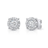 Uneek Stud Diamond Earrings - LVE694RD-8.5RD photo