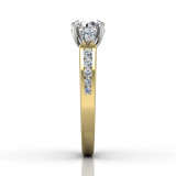 Martin Flyer Two Tone 14k Gold FlyerFit Engagement Ring photo5