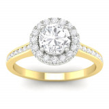 Martin Flyer Two Tone 14k Gold FlyerFit Engagement Ring photo2