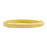 Freida Rothman Gilded Cable Twisted Hinge Bracelet - GCYZB04-H photo