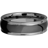 Lashbrook Black Tungsten 7mm Men's Wedding Band - CT07HR147+POLISH photo3