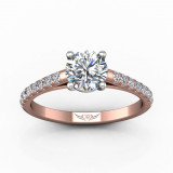 Martin Flyer Two Tone 18k Gold FlyerFit Engagement Ring photo2