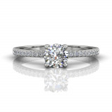 Martin Flyer 14k White Gold FlyerFit Engagement Ring photo