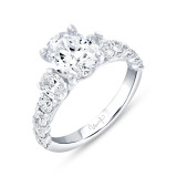 Uneek Timeless Oval Diamond Engagement Ring - R608OV-150 photo