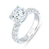 Uneek Timeless Straight Diamond Engagement Ring - R603RB-250 photo
