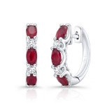 Uneek Ruby Diamond Earrings - ER10004RUU photo