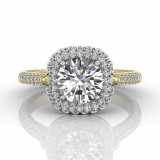 Martin Flyer Two Tone 14k Gold FlyerFit Engagement Ring photo