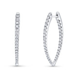 Uneek Diamond Hoop Earrings - ER3001u100 photo