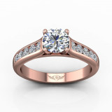 Martin Flyer 14k Rose Gold FlyerFit Engagement Ring photo2