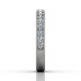 Martin Flyer 18k White Gold FlyerFit Wedding Band photo4