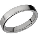 Lashbrook Titanium 4mm Men's Wedding Band - 4FR+SATIN photo