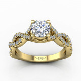 Martin Flyer 14k Yellow Gold FlyerFit Engagement Ring photo2